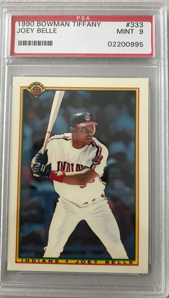 1990 Bowman Tiffany “Albert” Joey Belle RC Rookie PSA 9