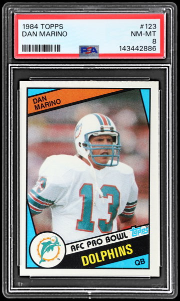 1984 Topps Dan Marino PSA 8