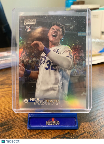2023 Stadium Club Nick Pratto #62 Chrome Refractor Rookie