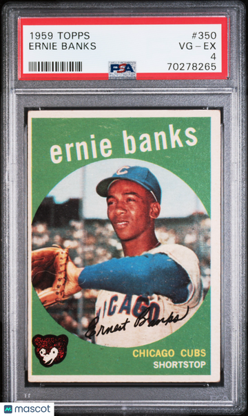 1959 Topps Ernie Banks #350 PSA 4