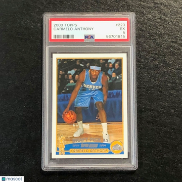 2003 Topps Carmelo Anthony #223 PSA 5