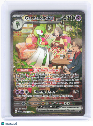 Scarlet & Violet Base Set Gardevoir ex Holo Special Illustration Rare #245/198