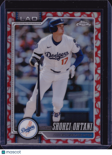 2026 Topps Chrome Shohei Ohtani #1 Red Baseball Border /
