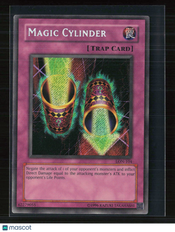 2003 Yu-Gi-Oh! Labyrinth of Nightmare Magic Cylinder Secret Rare #LON-104