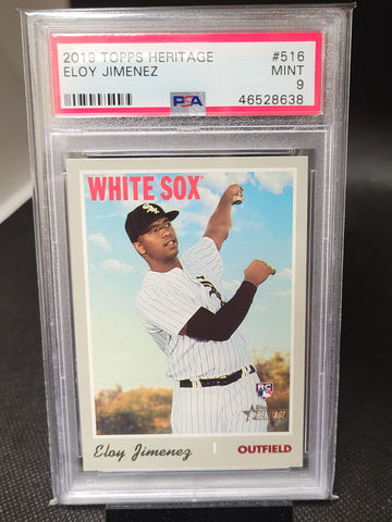 2019 Topps Heritage Eloy Jimenez PSA 9