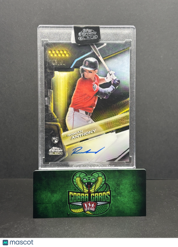 2026 Topps Chrome Black Roman Anthony #CBA-RA Gold Auto 07/50