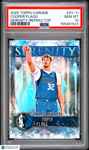 2025 Topps Chrome Serenity Cooper Flagg #SY-11 Refractor PSA 10