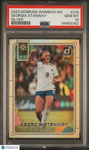 2023 Panini Donruss FIFA Women'S World Cup Georgia Stanway #210 Silver PSA 10