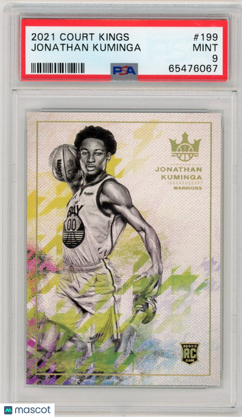 2021 Panini Court Kings Jonathan Kuminga #199 PSA 9