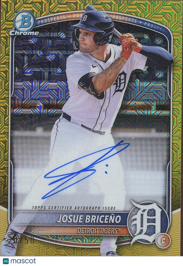 2025 Josue Briceno Chrome Rookie Bowman