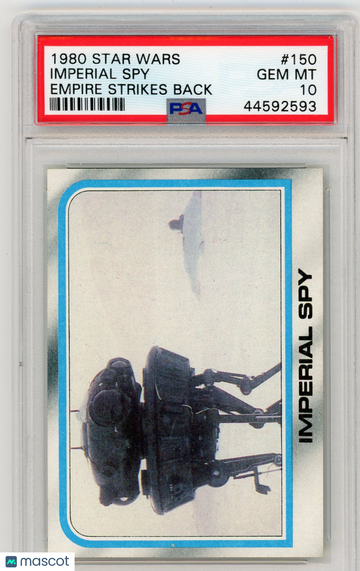 1980 Star Wars Empire Strikes Back Imperial Spy #150 PSA 10