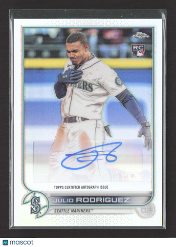 2022 Topps Chrome Julio Rodriguez #AC-JRO RC