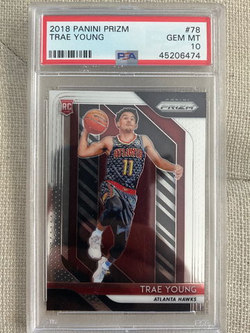 Trae Young RC PSA 10 PRIZM #78