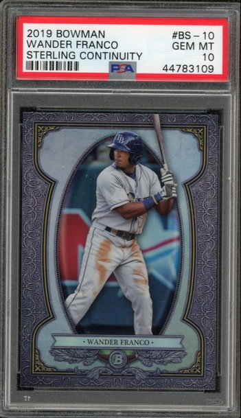 Wander Franco 2019 Sterling Continuity PSA 10