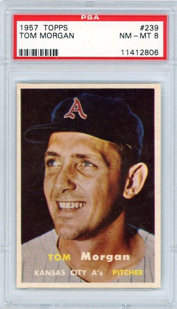 1957 Topps Tom Morgan #239 PSA 8 P1331