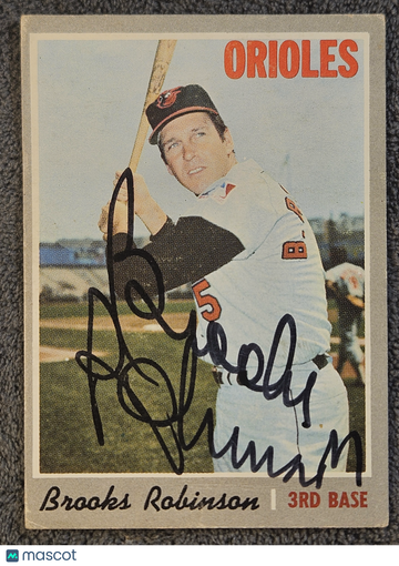 1970 Topps Brooks Robinson #230 Autograph Auto Signed JSA
