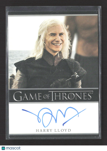 2023 Rittenhouse Game of Thrones Harry Lloyd Autograph Limited Edition