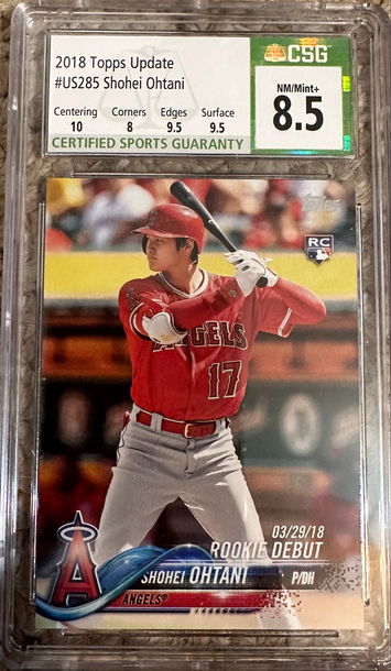 2018 Topps Update Shohei Ohtani Rookie #US285