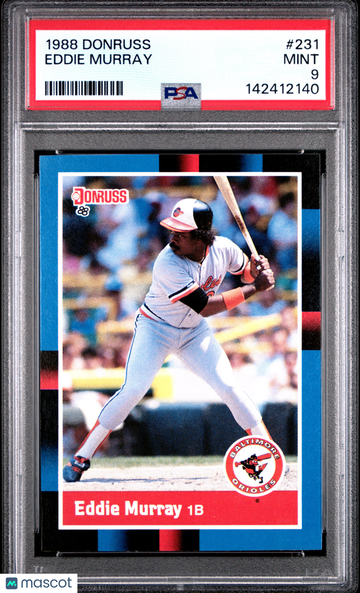 1988 Donruss Eddie Murray #231 PSA 9