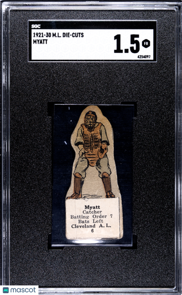 1921 M.L. Die-Cuts Crowder SGC 1.5