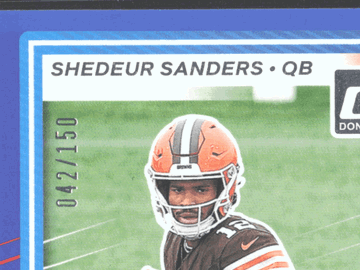 2025 Panini Donruss Shedeur Sanders #306 Blue /150