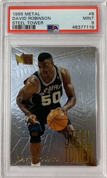 1995 Metal David Robinson Steel Tower PSA 9 Gem Mint #8
