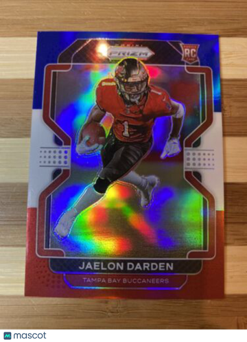 2021 Panini Prizm Jaelon Darden Red White Blue Rookie #363 Buccaneers