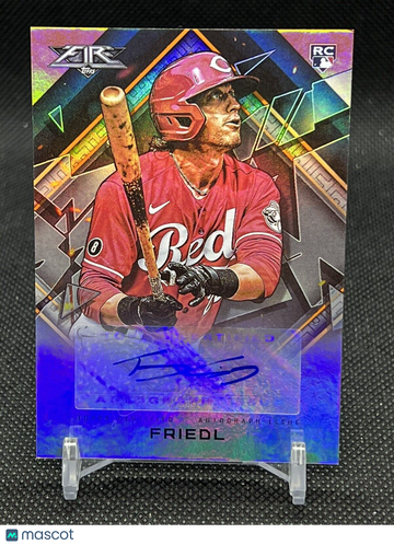 2022 Topps Fire TJ Friedl #FA-TF Orange Autograph Orange Parallel Rookie Topps