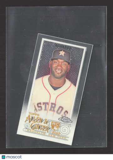 2020 Topps Allen & Ginter Chrome Yordan Alvarez #118 RC