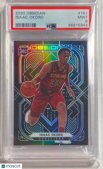 2020 Panini Obsidian Isaac Okoro #161 PSA 9