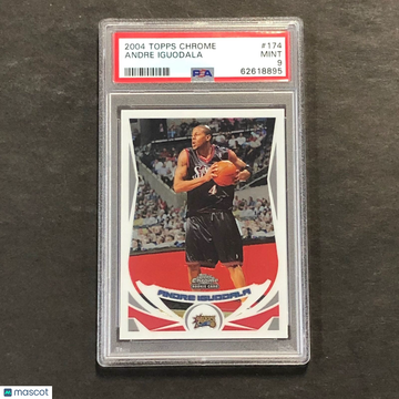 2004 Topps Chrome Andre Iguodala #174 PSA 9