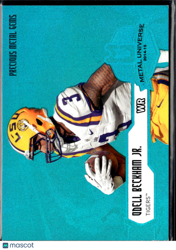2014 Fleer Retro Metal Universe Precious Metal Gems Odell Beckham Jr. #WRN73 Blue