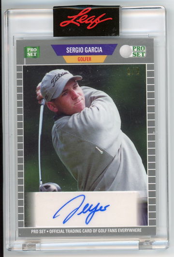 2021 Leaf Pro Set Sergio Garcia Auto 1/2
