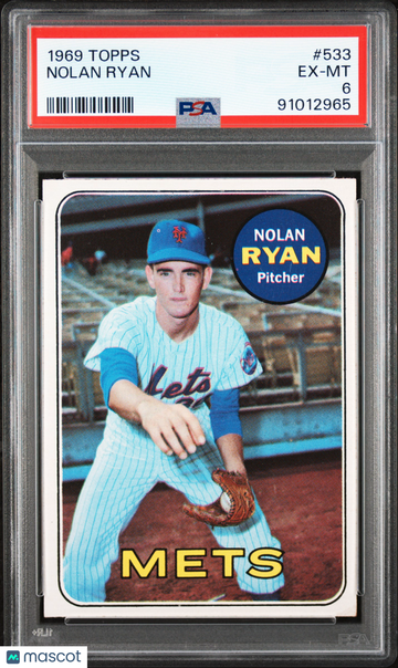 1969 Topps Nolan Ryan #533 PSA 6