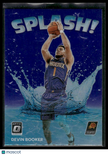 2022-23 Donruss Optic Devin Booker #12 Splash! Purple