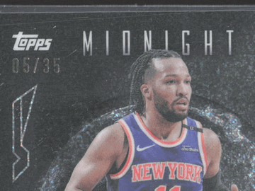 2025 Topps Midnight Midnight Sun Signatures Jalen Brunson #MS-JB /35