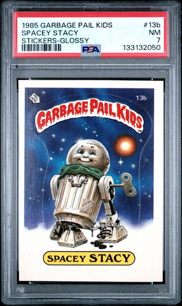 1985 Garbage Pail Kids Spacey Stacy #13b PSA 7