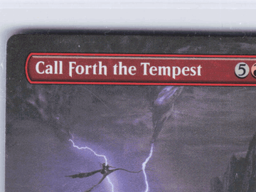 Magic: The Gathering LOTR Tales of Middle-earth Call Forth the Tempest Borderless Foil Rare Trading Card #509