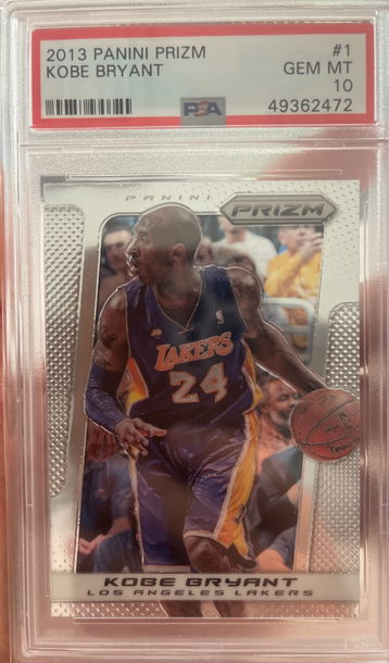 2013 prizm Kobe Bryant PSA 10 