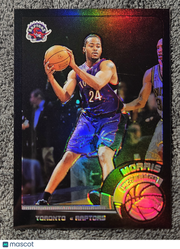 2002 Topps Chrome #9 Morris Peterson Black Refractor /99