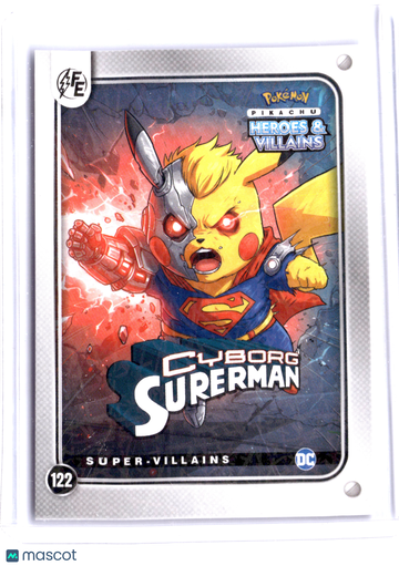 MARVEL/DC Cyborg Superman Pikachu PRIZM #122