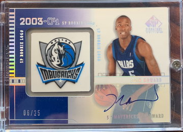 2003-04 SP Signature SP Rookie Logo Auto Josh Howard 06/25