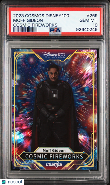 2023 Kakawow Cosmos Disney100 All-Star Moff Gideon #269 PSA 10