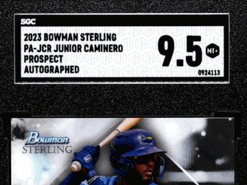 2023 Bowman Sterling Junior Caminero #PA-JCR Prospect Autograph SGC 9.5