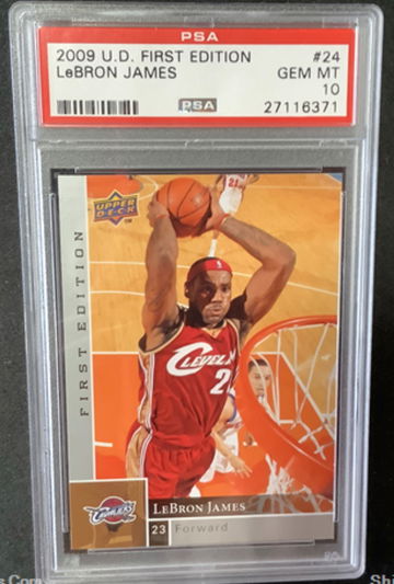 2009 Upper Deck First Edition Lebron James #28 PSA 10 POP 13 Only