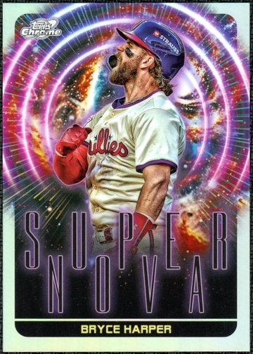 2025 Topps Chrome S-9 Bryce Harper Super Nova