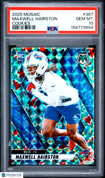 2025 Mosaic Maxwell Hairston Rookie Cookies PSA 10