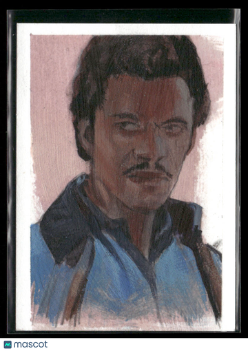 2024 Topps Star Wars Hyperspace Lando Calrissian Silver Sketch Dove McHargue