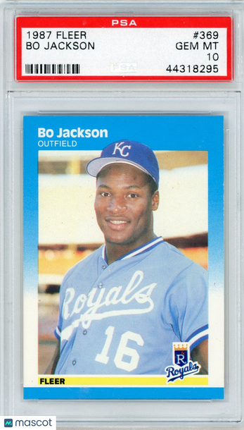 1987 Fleer Bo Jackson #369 PSA 10