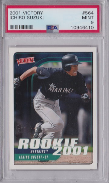 Ichiro Suzuki 2001 Victory #564 Rookie Card PSA 9